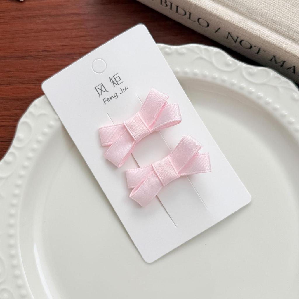 Handmade Korean-Style Cute Small Bow Hair Clip for Children
