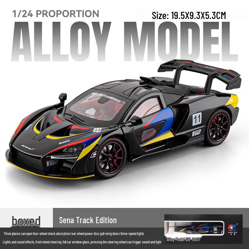 1/24 Rolls-Royce Phantom Alloy Car Model with Sound, Light, and Starry Sky Roof for Kids' Collection and Decoration.