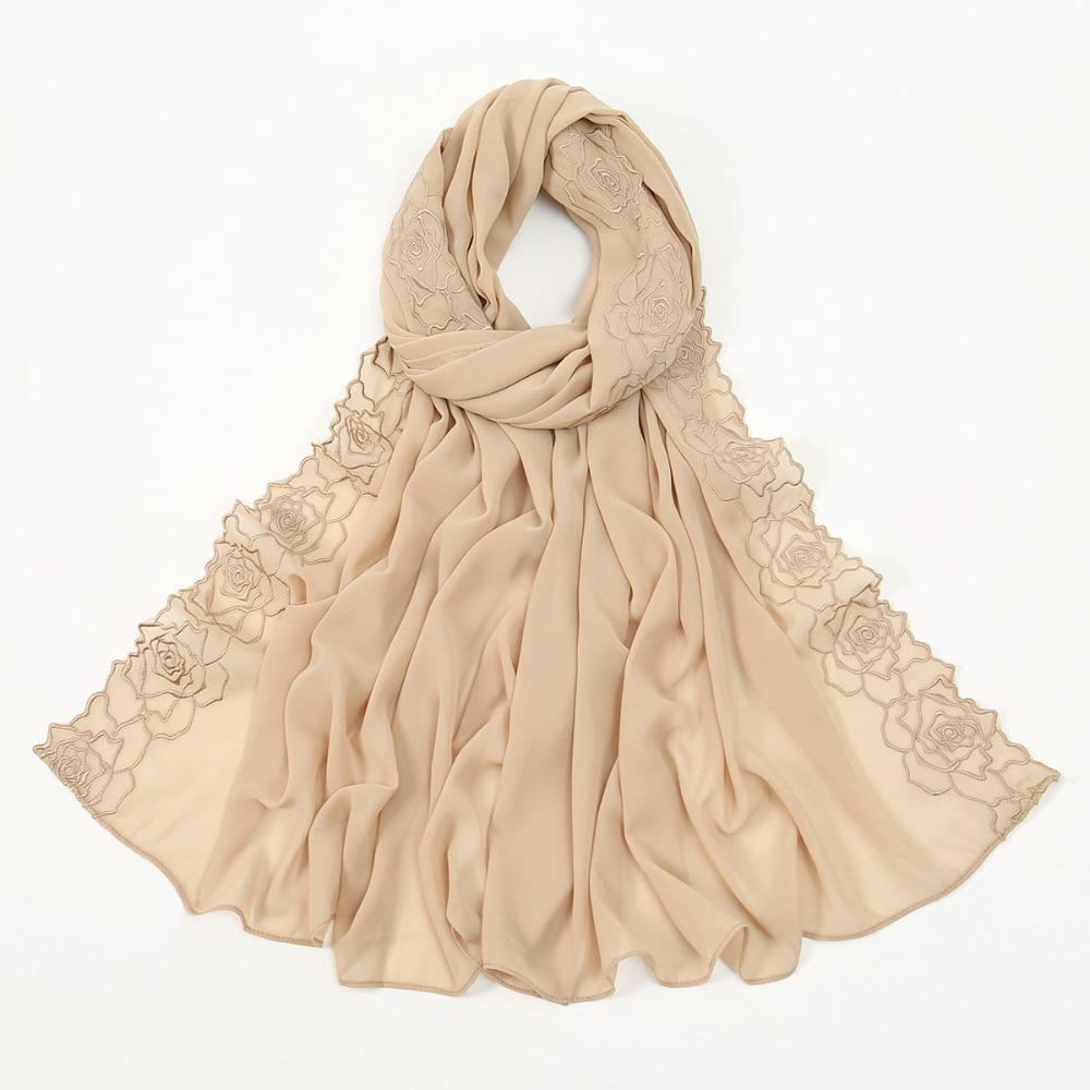 Elegant Headscarf Chiffon Hijab Scarf Versatile Women Turban  for Women