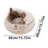 Katzenbett Höhle Überdacht für Winter Tier Kätzchen Welpe Kleiner Hundebett Warm Rutschfest Nest Haustierbedarf Balkon