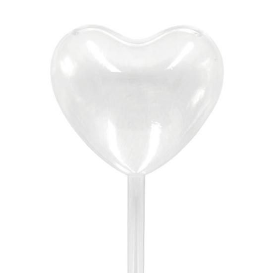 Heart Shape Watering Bulb Planter Insert Clear Self Watering Bulb Slow Release Automatic Plant Watering Device for Houseplants Outdoor Plants