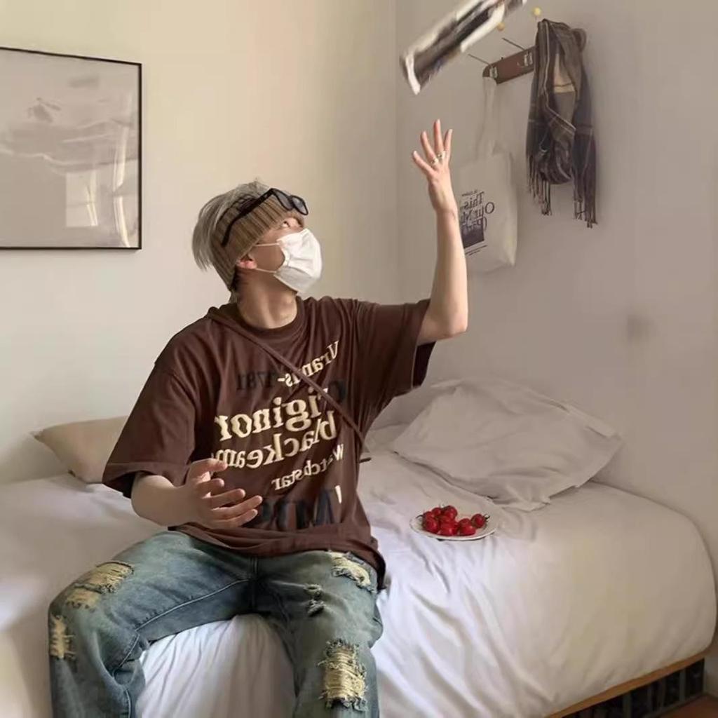 Oversized Women's Pure Cotton Hip-Hop T-Shirt - Trendy European & American Style Summer Top