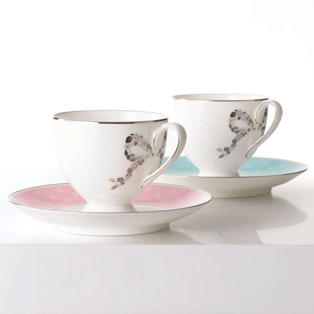 NARUMI Cup Saucer Set Coffee Assortment 210cc Set Felicita! 5-Customer 96132-21755P