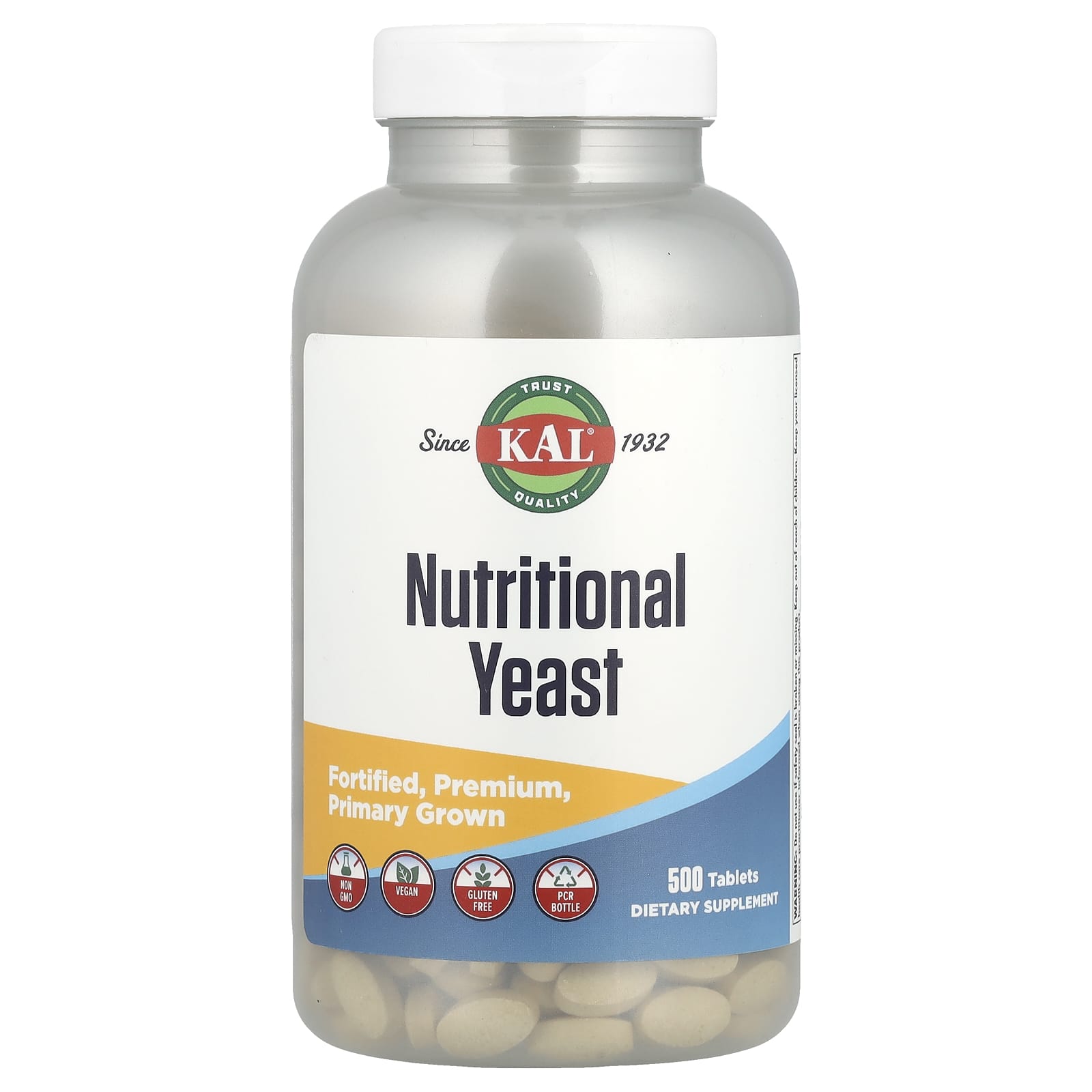 

Nutritional Yeast, 500 Tablets
