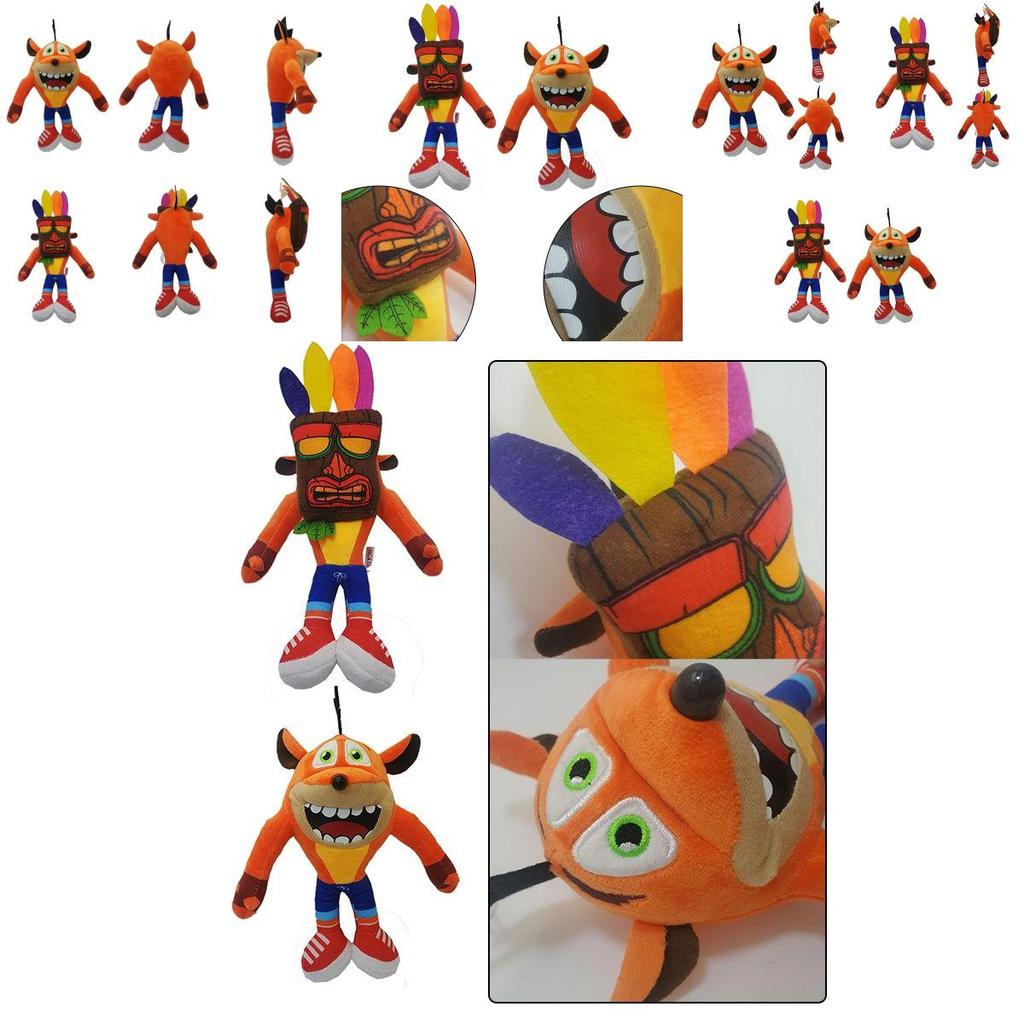 Adorable Crash Bandicoot Plush Toy Featuring Soft Plush Material Perfect For Collectors