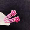 2pcs Hair Clip For Girls Enchanting Flower and Cake Pattern Children's Hair Ornaments Great For Party Hairpiece