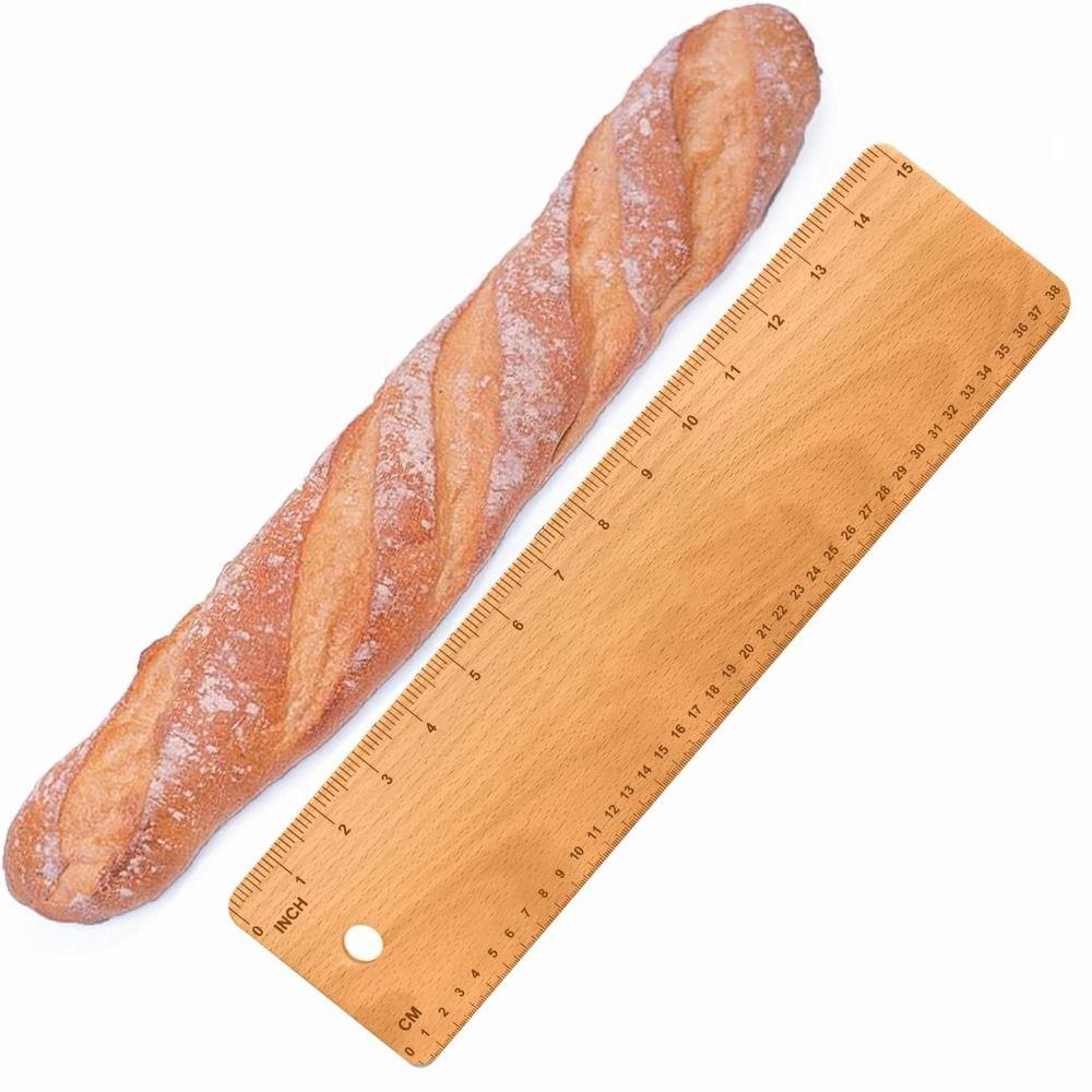 15 Inch Baguette Transfer Peel Food-Grade Smooth Surface Baguette Flipping Board Beech Wood Versatile Baking Board Loaves Baking