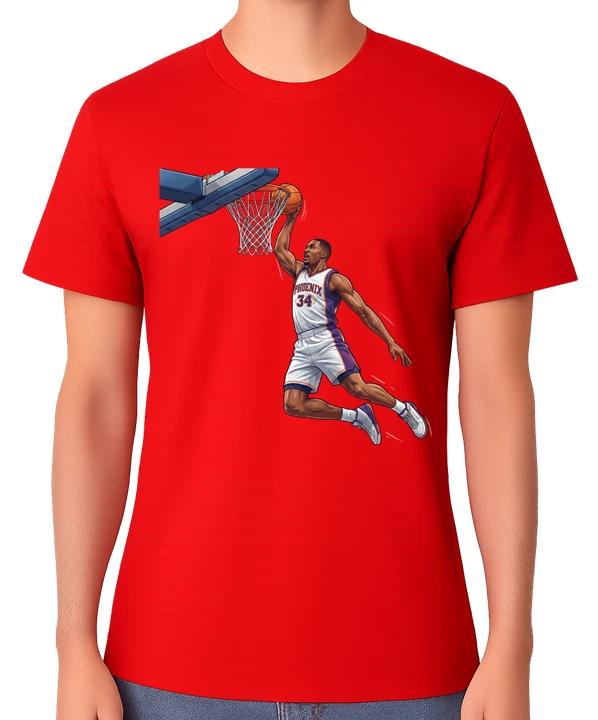 Basketball Dunk T-Shirt Player Sports Fan Graphic Bball Hooper Baller Tee XXL