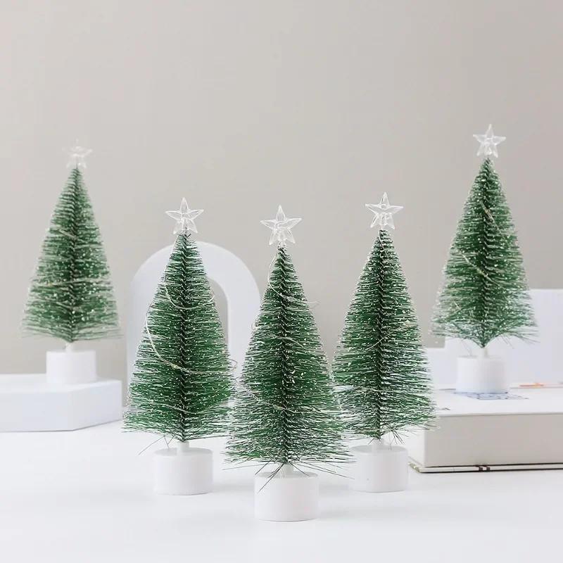 1/3PCS Christmas Tree Night Light Pine Needle String Lights Battery Powered for Home Desktop Decor New Year Party Gift Decor