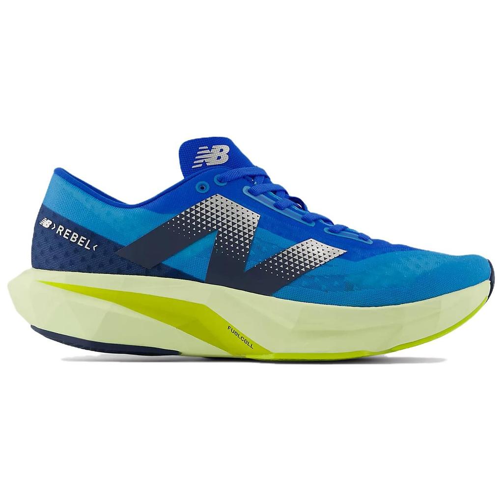 New Balance FuelCell Rebel v4 Spice Blue Limelight Erkek Spor Ayakkabı Mavi-Oasis MFCXLQ4