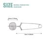 6Pcs Tea Infuser Loose Leaf Tea Snap Ball Tea Strainer Spoon Stainless Steel Tea Filter Steeper With Handle-B61B