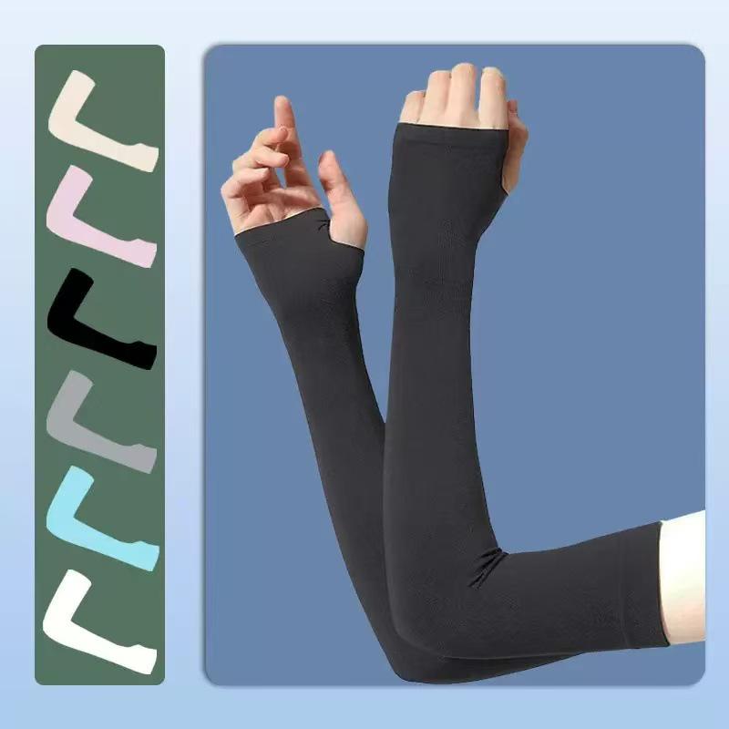 Ice Silk UV Protection Sleeves for Outdoor Cycling and Driving