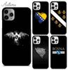 Bosna I Hercegovina Heart Phone Case for iPhone 11 12 13 14 Pro Max Mini XR XS SE 2020 6S 7 8 Plus Samsung Galaxy S21 S22 Cover