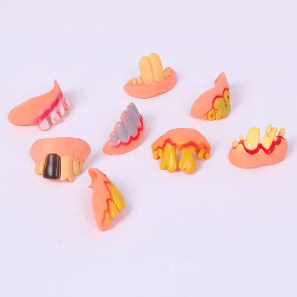 Denture Gags Fake Denture Teeth 10 Style Ugly Fake Teeth Funny Dentures  Novelty Gadgets