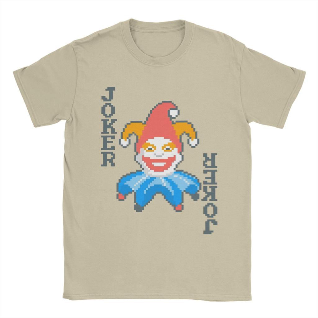 Balatro Game Card Joker Jimbo T-Shirts Men Clown Leisure Cotton Tees Round Neck Short Sleeve T Shirts Plus Size Clothing