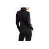 Adidas Originals Embroidered Trefoil Logo Zip-Up High Collar Casual Jacket Women Jackets Black IB7405