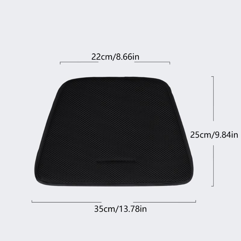 Ventilated Pram Cart Seat Cushion Infant Pushchair Mat Machine Washable Nonslip Design Durable Polyester Fabric