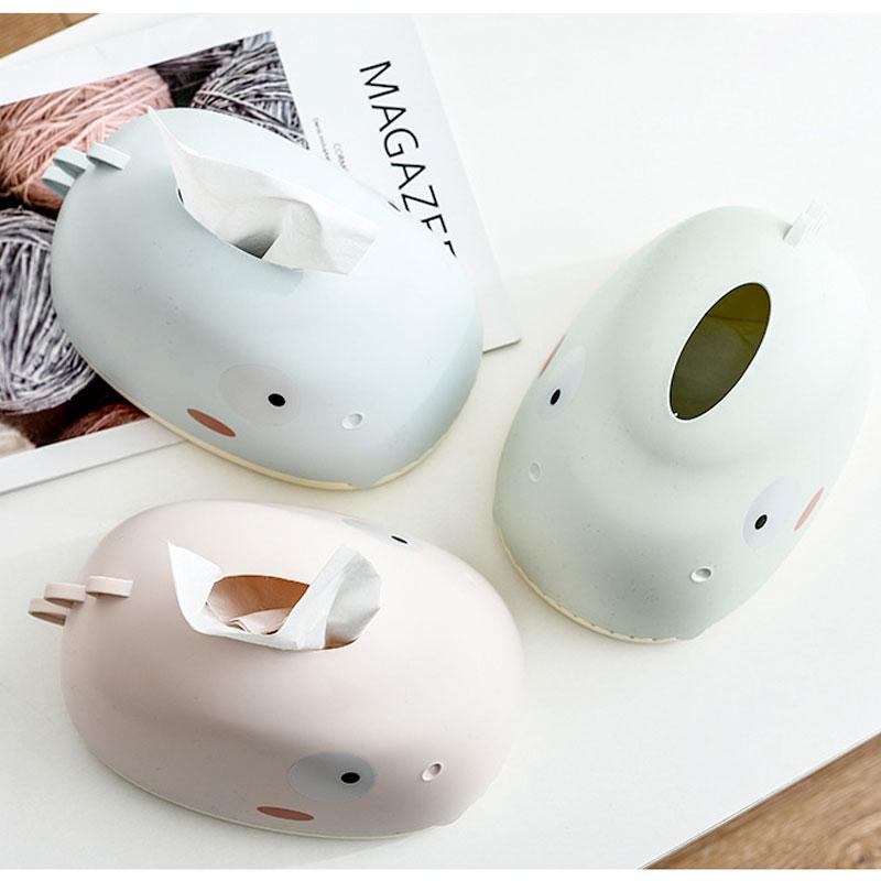 Wooden Tissue Box Holder Simple Stylish Living Room Bedroom Toilet Household Handkerchief Box Car Tissue Case Napkin Holder