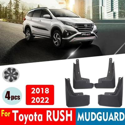 Front Rear 4pcs Mudflaps FOR Toyota RUSH 2018- Mudguard Fenders Mud Flap Guard Splash Mudguards Car Accessories Auto Styline