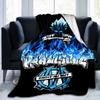 Flame Logo Design Printed Throws Blanket Soft Flannel Blankets for Couch Bed Gifts for Men Women Picnic blanket Christmas gifts