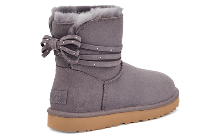 Women's Sneakers UGG Mini Bailey Bling Bow 'Grey' Women's