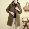 Winter Plus Size Hooded Mid-length Cotton-padded Jacket, Fashion Cotton-padded Jacket, Loose Western Style, All-match Ladies