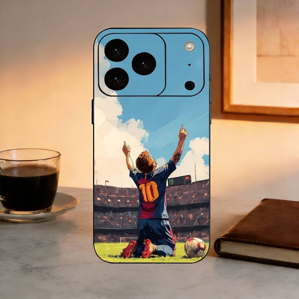 LIONEL Leo Messi-i F-Football Phone Case For iPhone 17,16,15,14,13,12,11 Plus,Pro Max,XS,Soft Silicone Black Cover