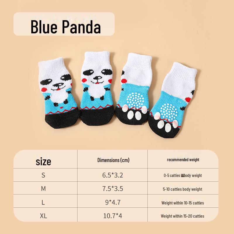 

Нескользящие, грязеотталкивающие носки для собак мелких и средних пород и кошек - обувь для домашних животных Secure Fit, устойчивая к царапинам L (4-piece set)