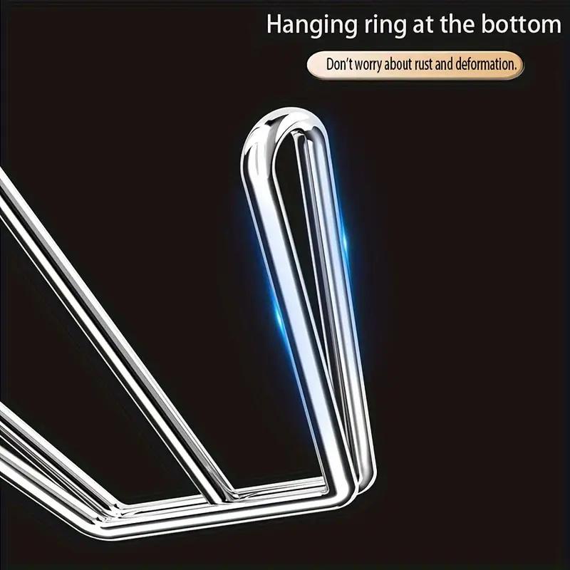 2Pcs Durable Stainless Steel Shoe Rack Hanger - Space-Saving Metal Storage Hook for Coats Hats & Slippers Shoe Storage Organizer