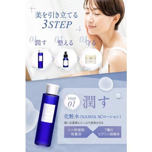 (Nanoa) NANOA Skin Care Gift Set, Human Stem Cells, which are very popular among doctors, Moisturizing EGF, Aging Care, Christmas, Ceramide, Additive-