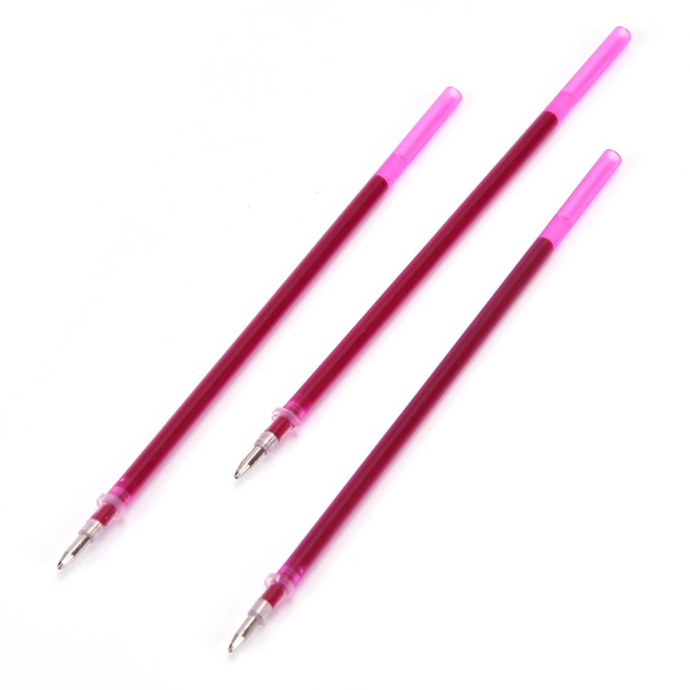 10Pcs Novelty Heat Erasable Refill Pens Disappearing High Temperature Marker Pen For Patchwork Fabric PU Leather Mark Tool
