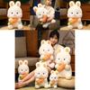 Cartoon Rabbit Plush Toy With Soft Short Pile For Kids Birthday Gift