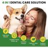 Remove dirt and plaque from the surface of pet teeth