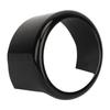Front Grille Emblem Logo Ring Glossy Black Exterior Badge Decoration Cover Trim Stickers