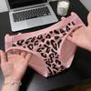 Lady Summer Pure Desire Sexy Leopard Print Net Gauze Comfortable Close Skin Pack Hip Triangle Briefs