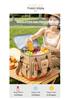 Large Capacity Insulated Outdoor Picnic Crossbody Travel Bag for Camping & Food Storage