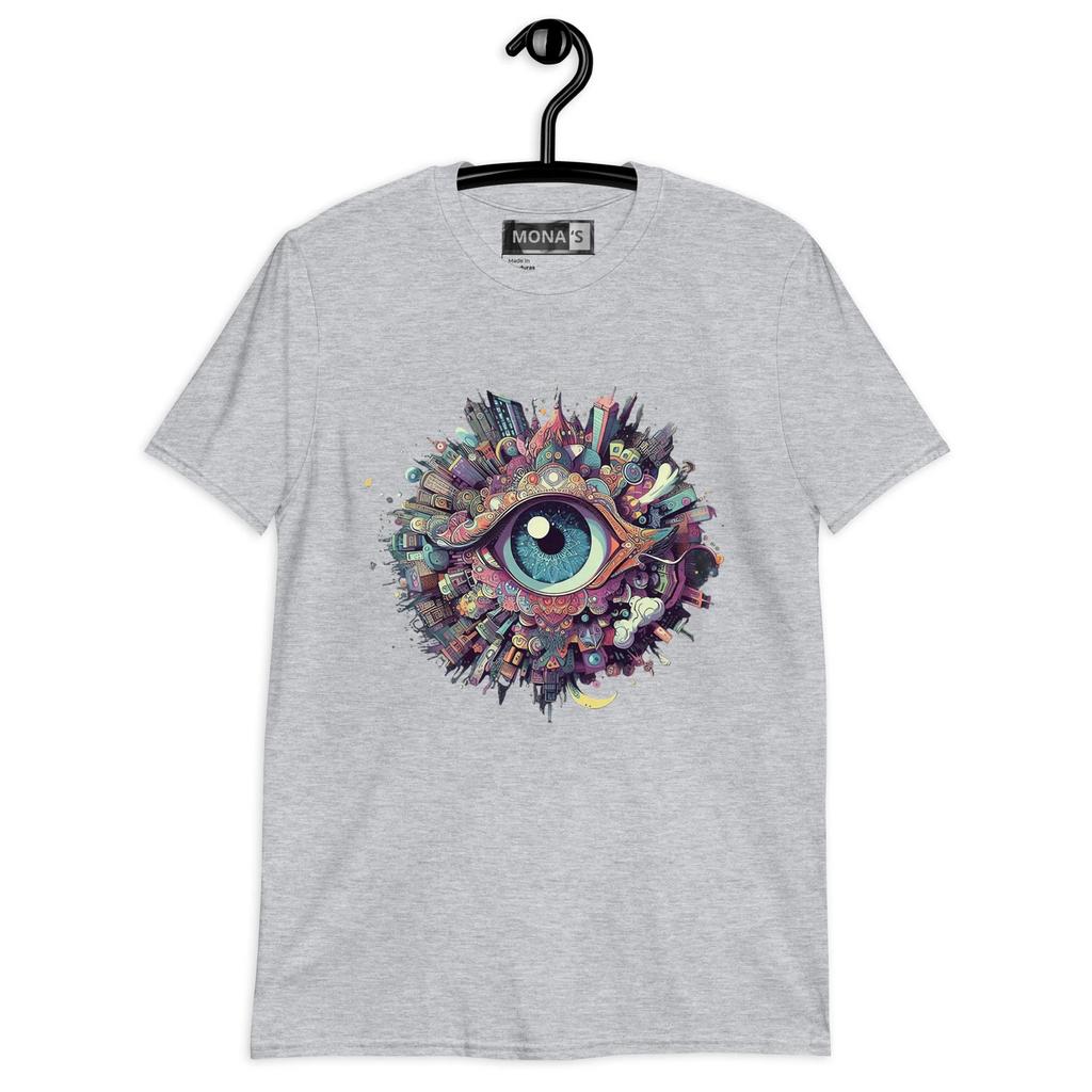 Short-Sleeve Unisex T-Shirt Urban Bohemian Eye - Intricate Art Unisex T-Shirt