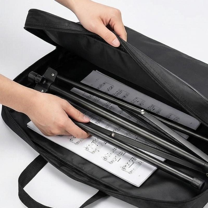 Music Stand Carry Case Foldable Oxford Fabric Music Sheet Stand Protective Cover For Safe Storage And Easy Transport