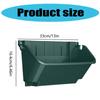 Pack Of 4 Wall Mounted Outdoor Vertical Planters Space Saving Design For Small Gardens And Patios