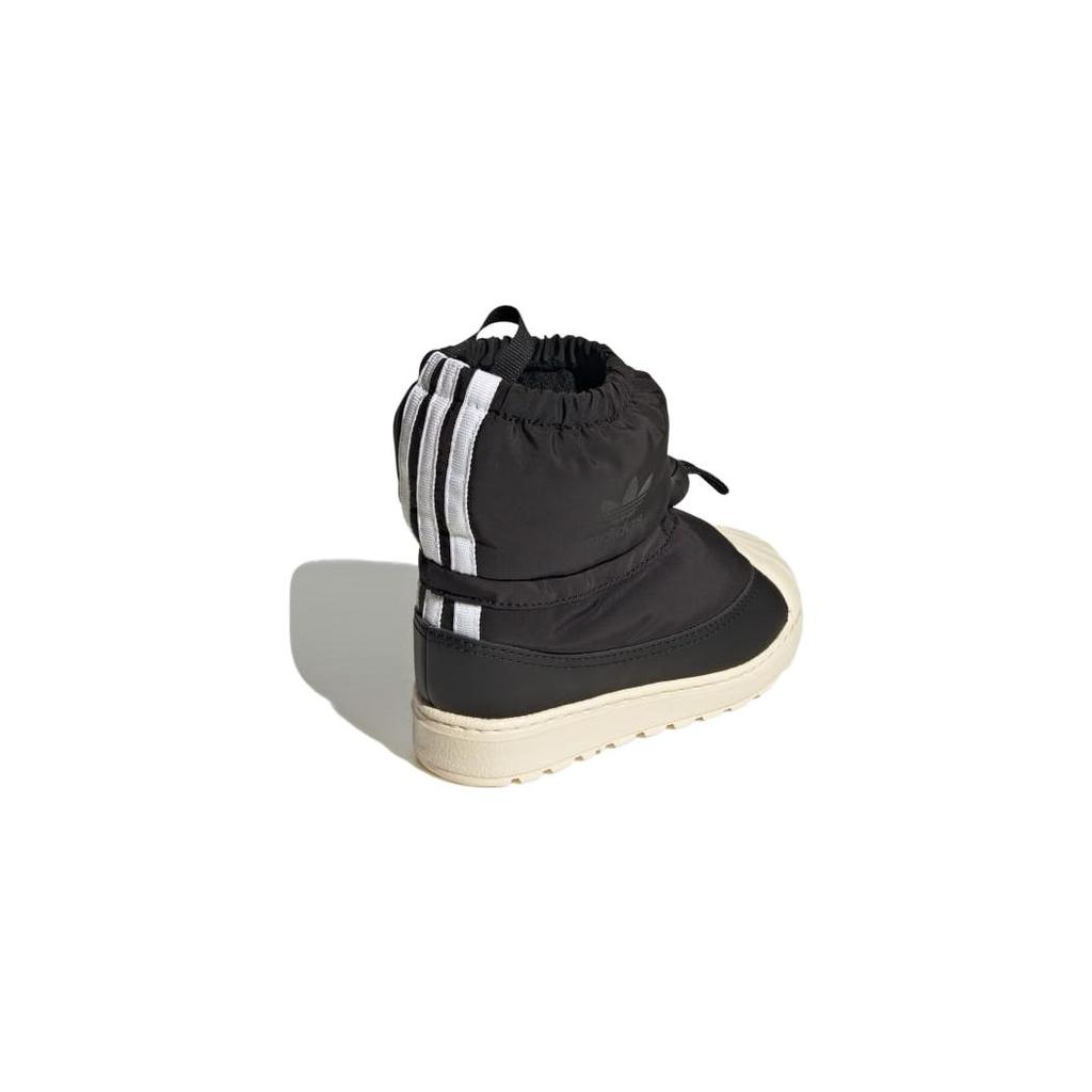 New Adidas Cushioning Wear-Resistant High-Top Toddler Shoes Black Infant And Toddler ID9465