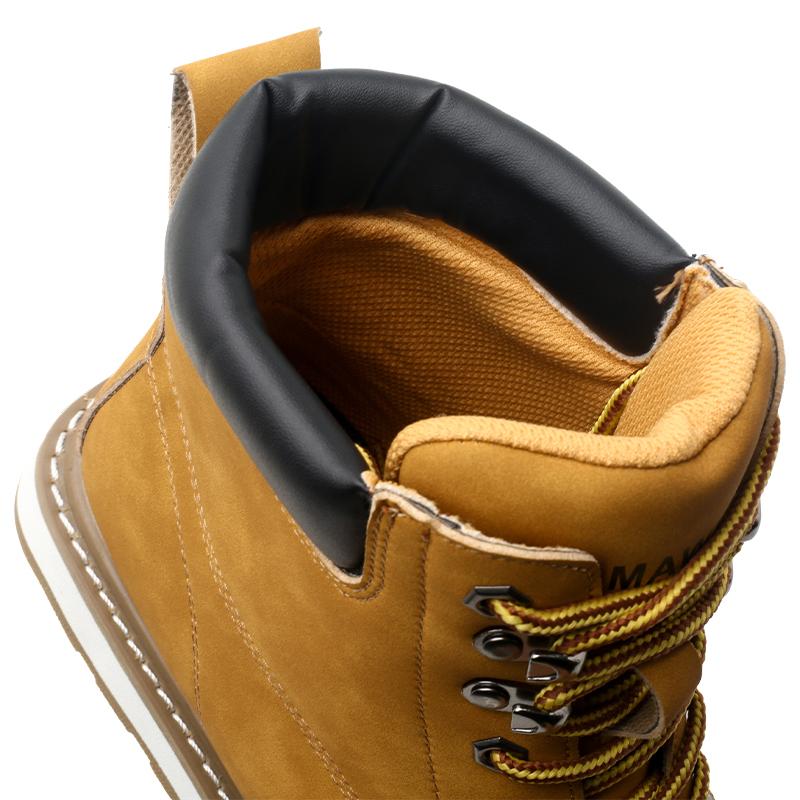 Steel Toe Safety Shoes Men Anti-Puncture Work Safety Boots Breathable Comfortable Wear-resisting Sneakers Indestructible Boots