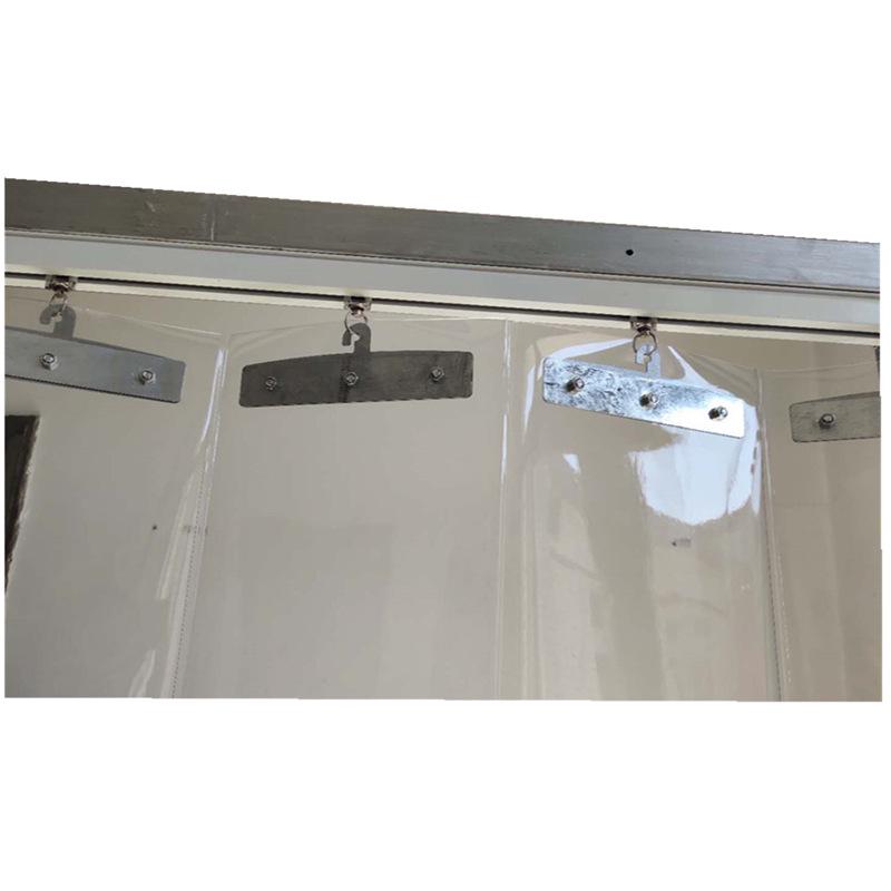 Transparent PVC Soft Door Curtain - Sliding, Foldable, Insulates, Windproof, Waterproof, Dustproof