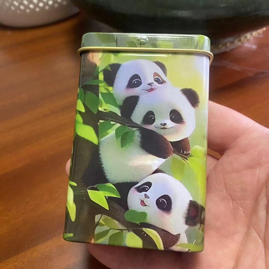 Men's 20-Capacity Tinplate Cigarette Case, Personalized Metal Hand-Rolled Holder, Multi-Pattern, Waterproof & Moisture-Proof.