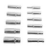 11 sztuk nasadek przedłużanych 1/4 cala, sześciokątnych, ze stali chromowo-wanadowej, zestaw nasadek głębokich 6-kątnych 4?14 MM
