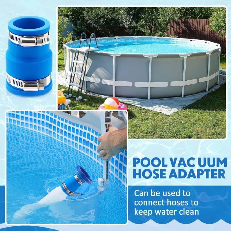 Edelstahl Poolschlauchadapter Langlebigkeit Kupplungen Korrosionsbeständige Klemmen Für Schläuche Poolpflege