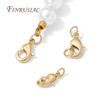 Wholesale 14K Gold Plated Lobster Clasp with Closed Rings,Clasps For Bracelets Necklaces Accessories DIY Jewelry Making Supplies