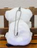 [Take Off] Polar Bear Plush Strap with Initial Charm [K] Angel's Mischief Series