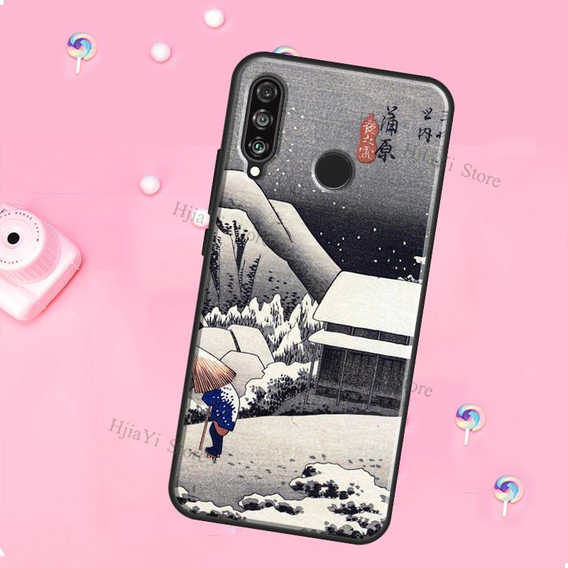 Japanese Style Ukiyo-e Art For Huawei Honor Magic 5 Lite X8 X9 X8a X9a 50 70 P20 P30 P40 P50 P60 Pro P Smart 2019 Case