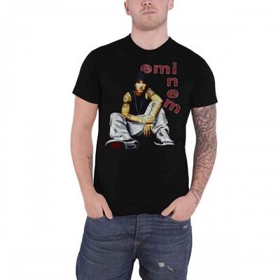 Eminem Unisex-Erwachsene Buchstaben-Baumwoll-T-Shirt
