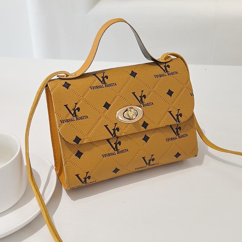Fashion Printed Small Square Bag New Women's Handbag Bag Women's Crossbody Niche Design Shoulder Bag